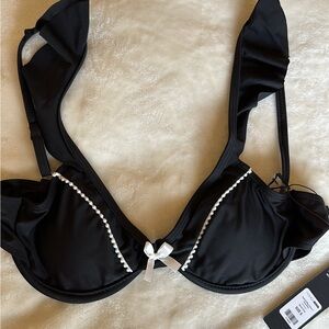 Fashionnova Giada Ruffles & Bows 2 Bikini Top